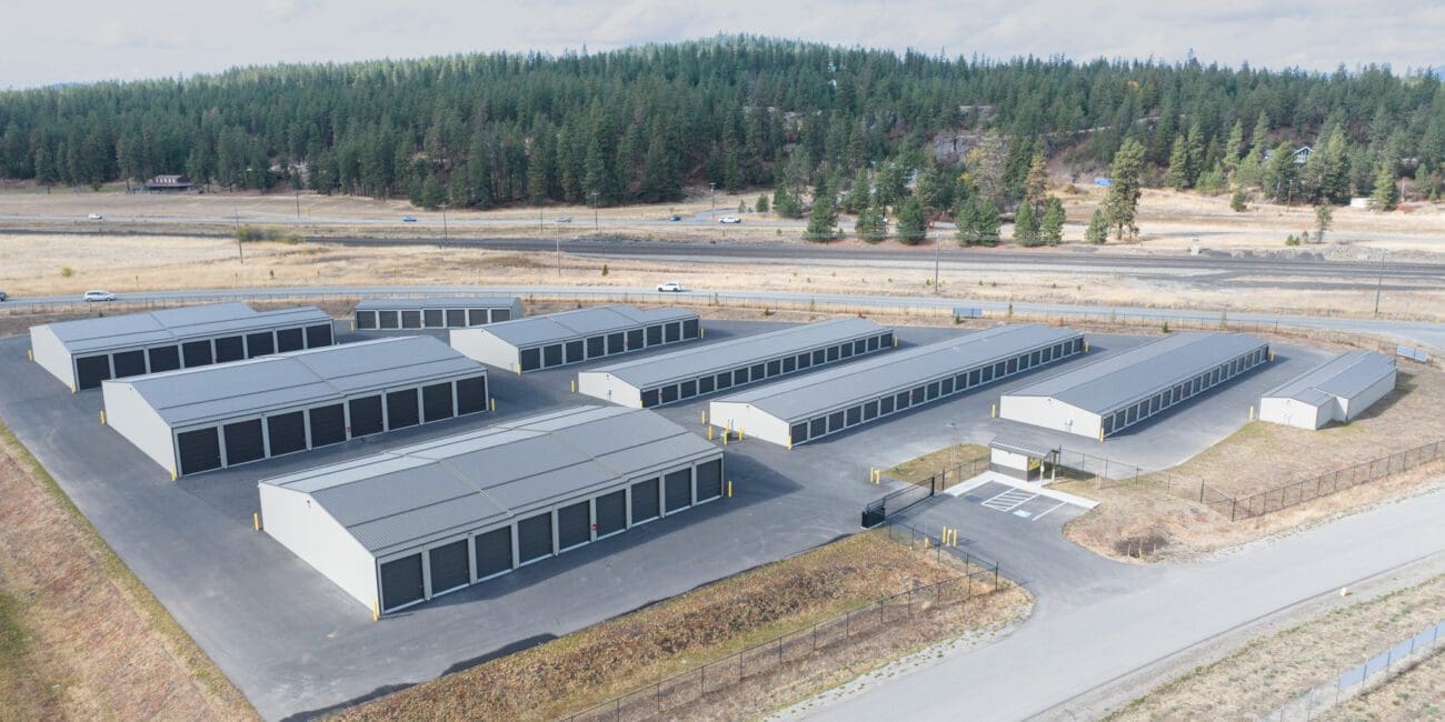 Corn Maze Storage in Post Falls Idaho Facility Photo Exterior All Buildings