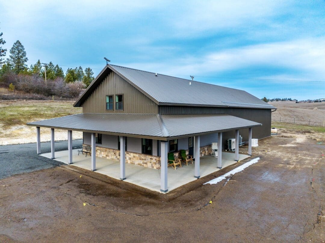 shop with wrap around porch