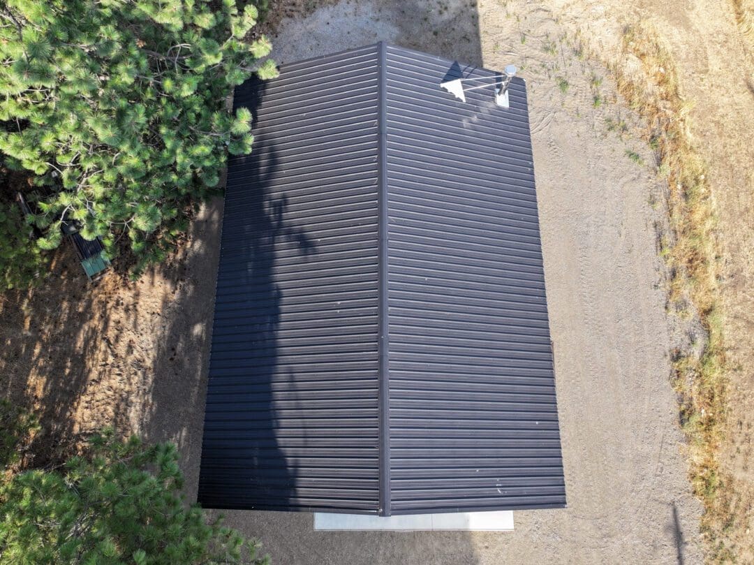 Metal America steel siding on Spokane WA post-frame shop