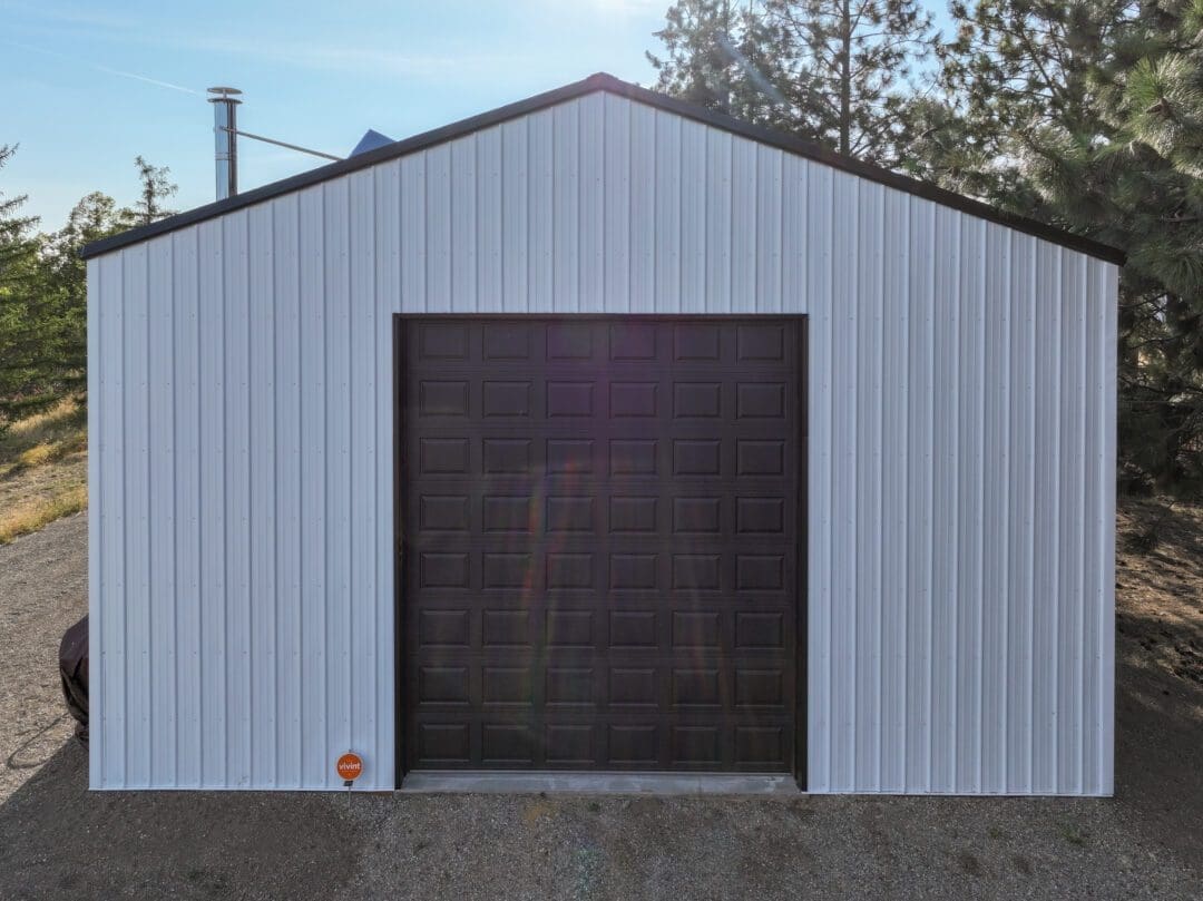 Spokane WA steel shop with Metal America siding and roofing