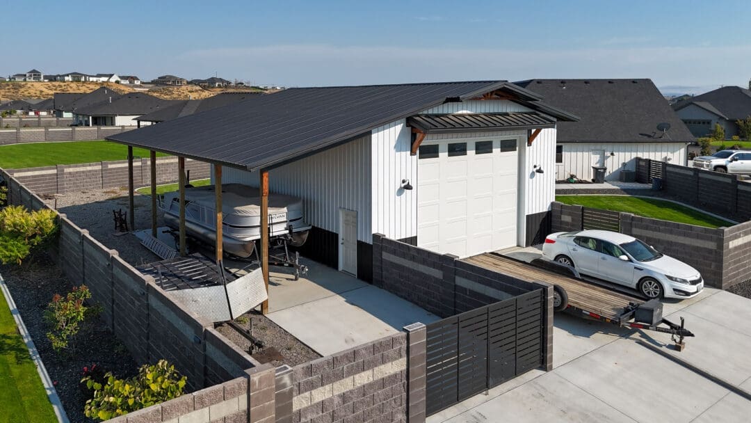 11415_Pasco_WA_Shop_30x40x16 w12x40x13 lean-to