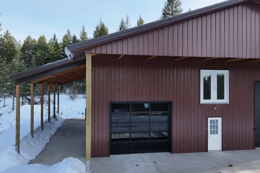 50x50 Workshop with Loft and Lean-To