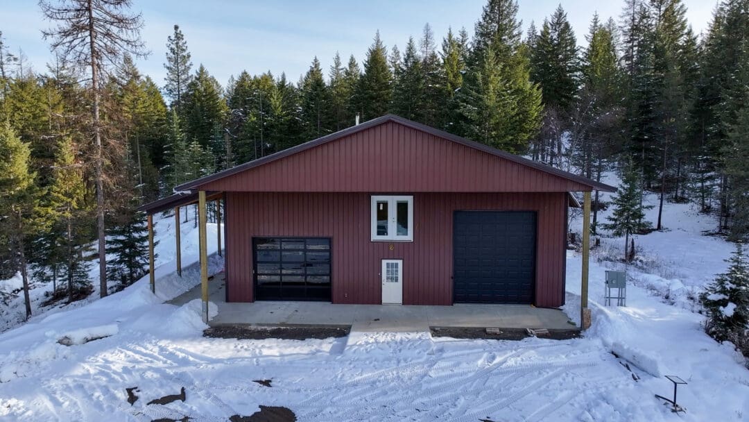 50x50 Workshop with Loft and Lean-To