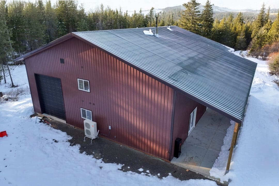 50x50 Workshop with Loft and Lean-To