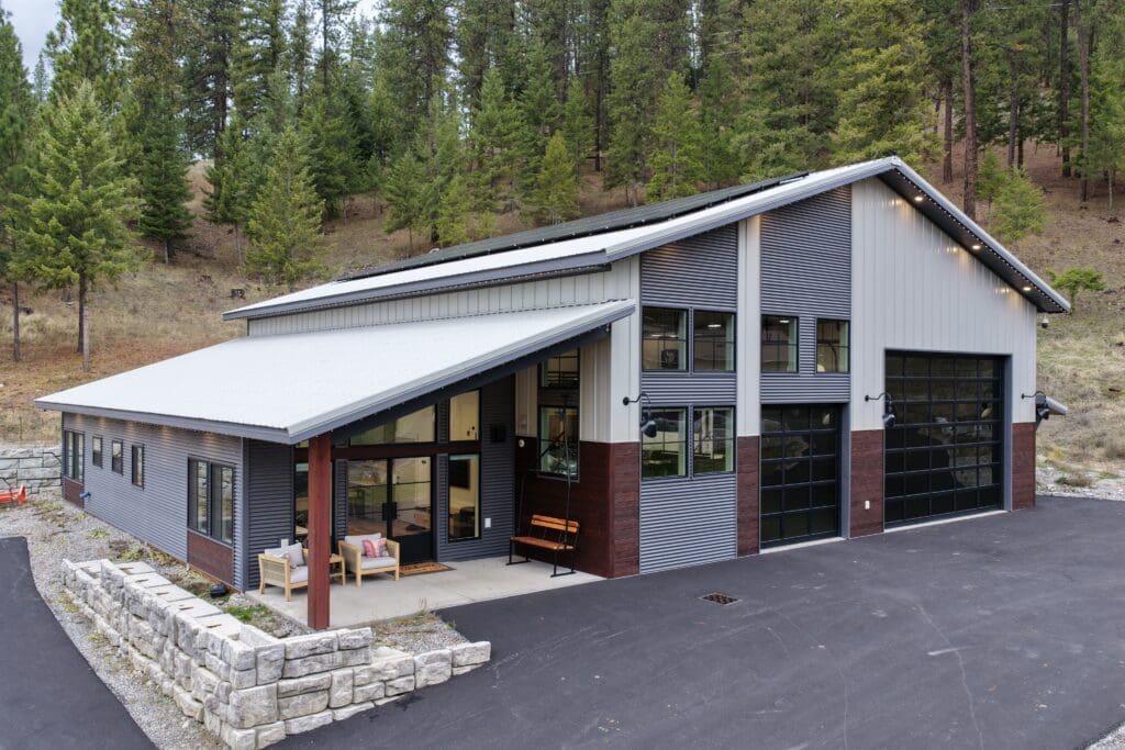In Episode 2 of the North Idaho Barndominium Tour, we explore the finished shop exterior, insulation system, and energy-efficient design—plus how this flexible space was built to host weddings, parties, and family gatherings.