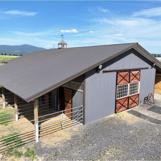 Horse Barn in Chattaroy