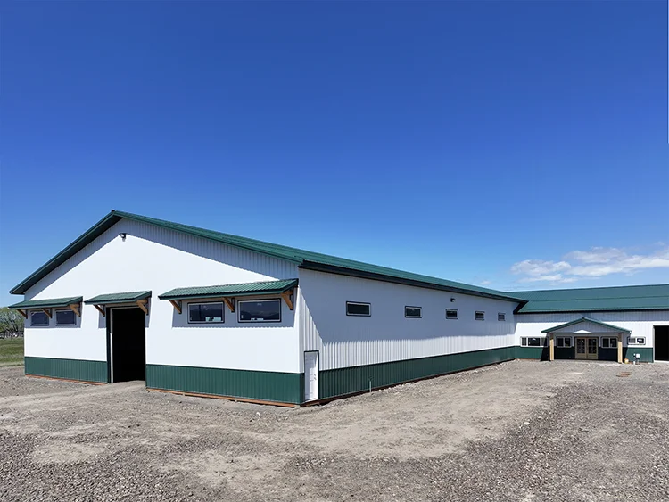 An Agricultural Building constructed by Steel Structures America