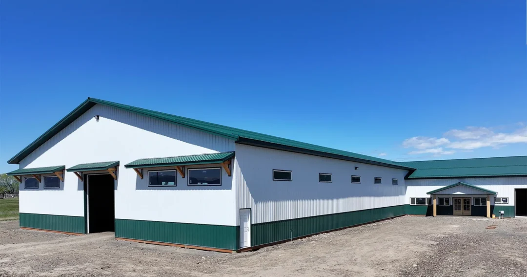 An Agricultural Building constructed by Steel Structures America