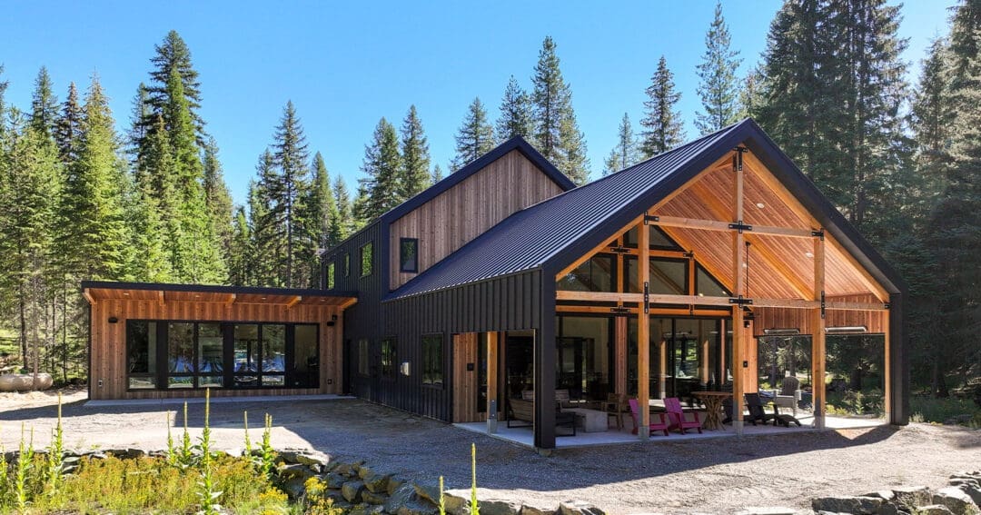 A beautiful Barndominium built by Steel Structures America