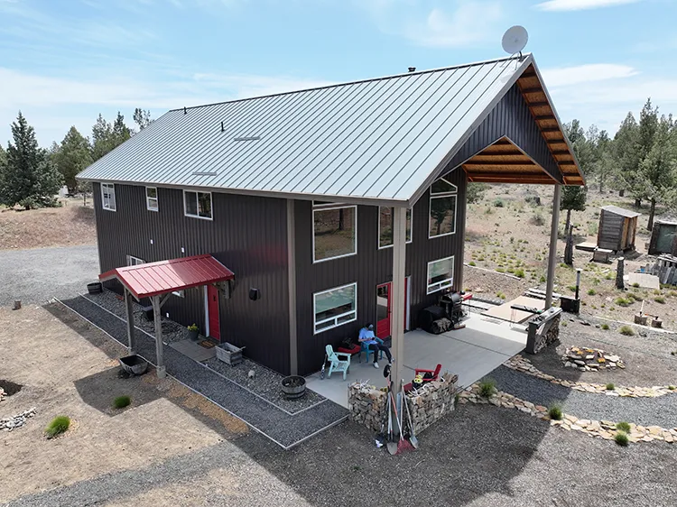 A small post frame home makes a great house